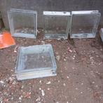 3 gratis glasdallen 24x24, Doe-het-zelf en Bouw, Glas en Ramen, Ophalen, Gebruikt
