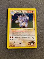 Brocks Rhydon, Hobby en Vrije tijd, Verzamelkaartspellen | Pokémon, Ophalen of Verzenden, Zo goed als nieuw, Losse kaart, Foil