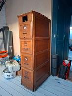archiefkast met massief houten rugleuning. Zeldzaam, Huis en Inrichting, Ophalen, Gebruikt