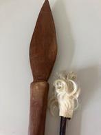 Houten speer, L 40 cm., Antiek en Kunst, Ophalen of Verzenden