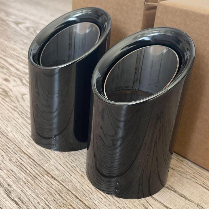 2 X OEM BMW G20 G21 Eindpijp-sierstuk  18308485761 zwart, Auto-onderdelen, Uitlaatsystemen, BMW, Gebruikt, Ophalen of Verzenden