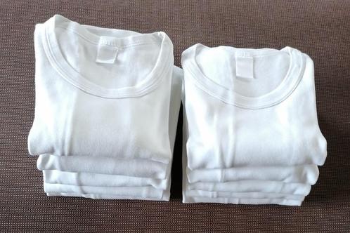 10 witte onderlijven, ronde-hals, korte mouw, Henri maat 4 (, Kleding | Heren, Ondergoed, Ophalen of Verzenden