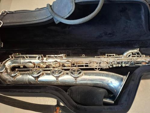 Mark VI baritonsaxofoon uit 1976, Muziek en Instrumenten, Blaasinstrumenten | Saxofoons, Gebruikt, Bariton, Met koffer, Ophalen