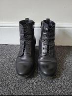 bottes à lacets en cuir noir EU37, Vêtements | Femmes, Chaussures, Noir, Porté, Enlèvement ou Envoi, Boots et Botinnes