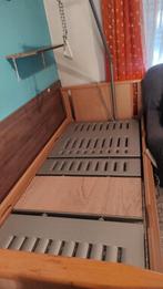 Ziekenhuisbed  met matras, Huis en Inrichting, Ophalen, 90 cm, Eenpersoons, Bruin