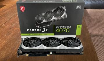 MSI VENTUS 3X RTX 4070  beschikbaar voor biedingen