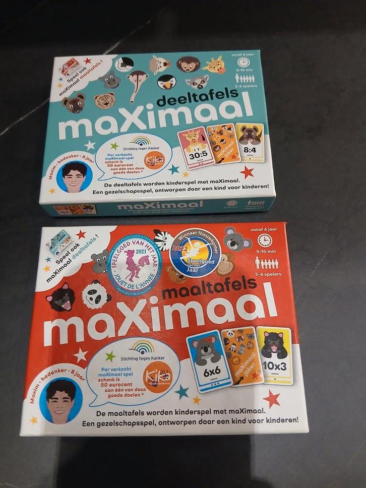 Kaartspel maximaal, maal - en deeltafels, Enfants & Bébés, Jouets | Éducatifs & Créatifs, Comme neuf, Compter, Enlèvement