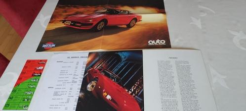 oude folders en kataloog van Pontiac Firebird en Datsun, Verzamelen, Merken en Reclamevoorwerpen, Zo goed als nieuw, Overige typen
