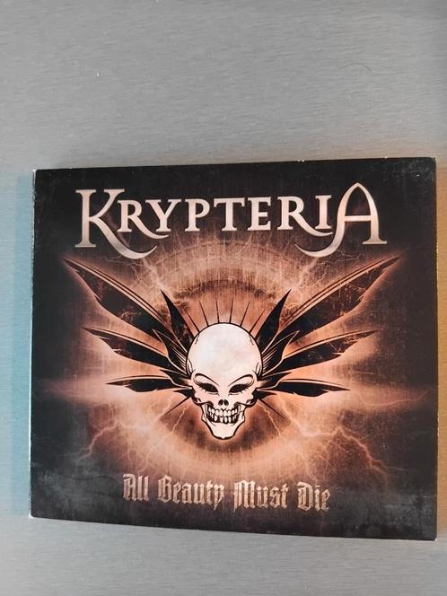 Cd. Krypteria. All beauty must die. (Digipack)., Cd's en Dvd's, Cd's | Hardrock en Metal, Zo goed als nieuw, Ophalen of Verzenden