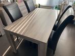 Tafel + stoelen, Ophalen, Zo goed als nieuw
