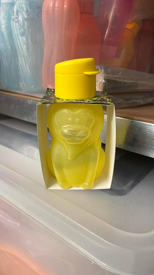 Kinderfles leeuw tupperware, Sport en Fitness, Drinkbussen, Nieuw, Ophalen of Verzenden