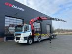 DAF CF 85.360 8x2 HMF 4720 K8 Winch Euro5 (bj 2010), Auto's, Euro 5, 360 pk, Wit, DAF