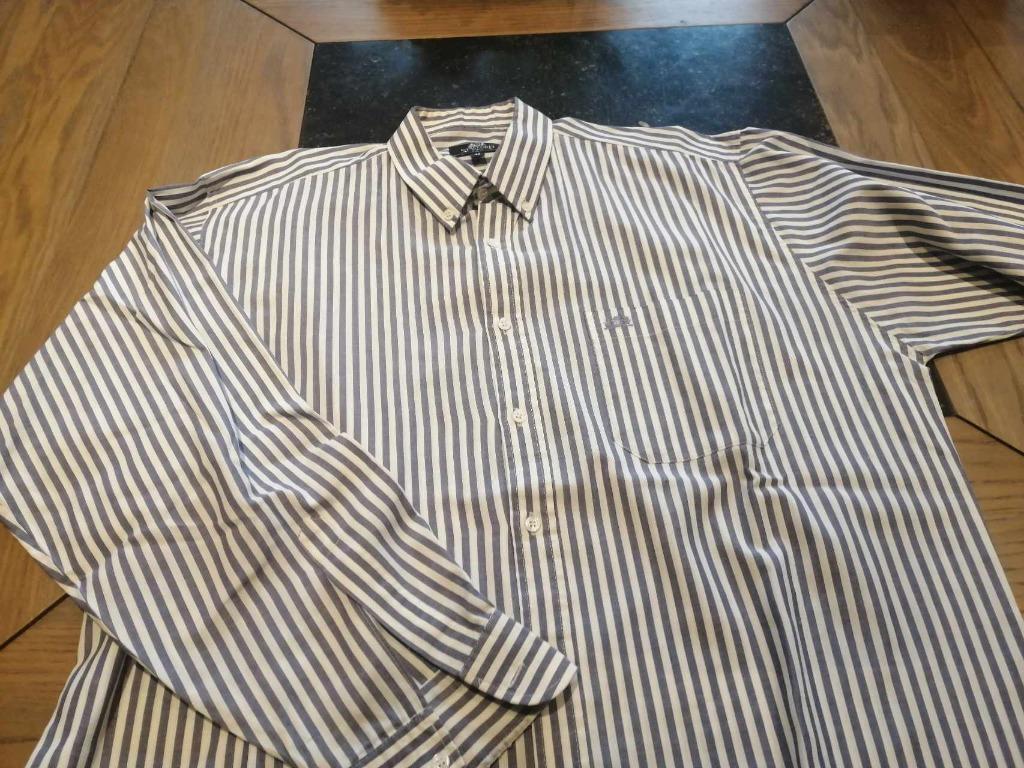 HEMD BLAUW/WIT  MERK STAFFORD  – MAAT 42, Blauw, Ophalen of Verzenden, Halswijdte 41/42 (L), STAFFORD