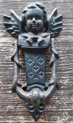 Prachtige Zware Brocante Gietijzeren deurklopper Engel, Antiek en Kunst, Curiosa en Brocante, Ophalen of Verzenden