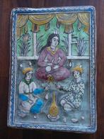 PERZISCHE QAJAR GEGLAZUURDE KLEITEGEL, Antiek en Kunst, Antiek | Keramiek en Aardewerk, Ophalen
