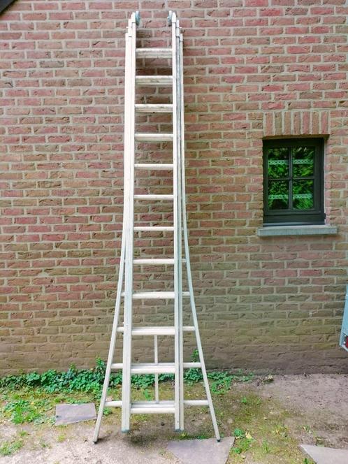 PROFESSIONELE WEEGSCHAAL MET DRIE ELEMENTEN, Doe-het-zelf en Bouw, Ladders en Trappen, Zo goed als nieuw, Ladder, 4 meter of meer