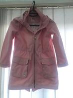 Manteau rose à capuche taille 128, Porté, Enlèvement ou Envoi