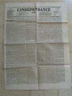 Krant "Belgische onafhankelijkheid" 17 december 1865, Gelezen, Krant, Ophalen of Verzenden