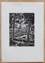 Houtsnede van Frans Masereel: HET PAJOTTENLAND, Antiek en Kunst, Verzenden