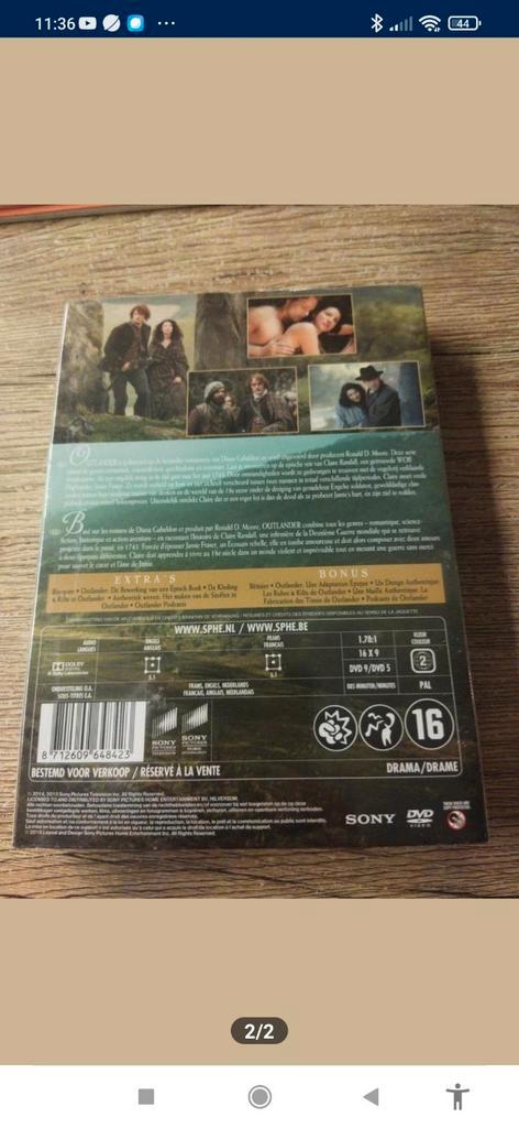 Outlander Seizoen 1  Titanic National Geographic Docu  serie, Cd's en Dvd's, Dvd's | Tv en Series, Nieuw in verpakking, Ophalen of Verzenden