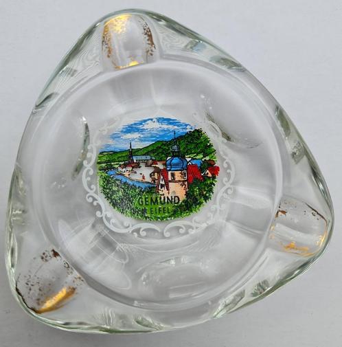 Asbak glas - Gemund Eifel, Verzamelen, Rookartikelen, Aanstekers en Luciferdoosjes, Asbak, Ophalen of Verzenden