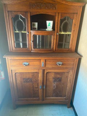 Armoire ancienne en verre taillé, Enlèvement