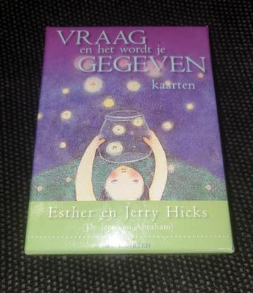 Vraag En Het Wordt Je Gegeven kaarten. Esther en Jerry Hicks, Verzamelen, Speelkaarten, Jokers en Kwartetten, Ophalen of Verzenden