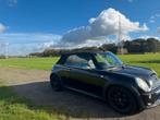 Mini cabrio cooper s automaat, Auto's, Automaat, Cabriolet, Zwart, Leder