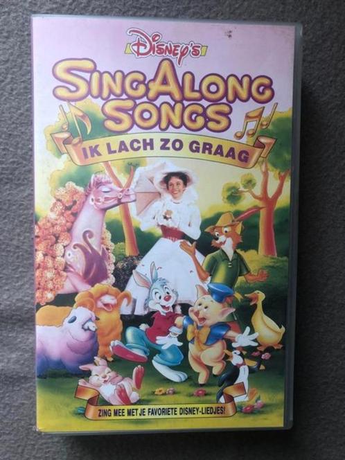 VHS Disney Sing Along Songs Ik lach zo graag, Mary Poppins, Cd's en Dvd's, VHS | Film, Nieuw in verpakking, Ophalen of Verzenden