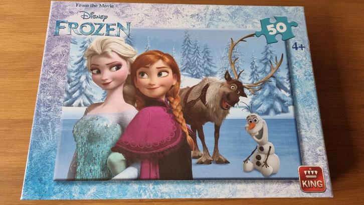 Puzzel Frozen 50 stukjes, Kinderen en Baby's, Speelgoed | Kinderpuzzels, Nieuw, 10 tot 50 stukjes, Ophalen of Verzenden