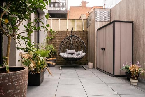 Keter High Store Plus opbergkast tuin kunststof, Tuin en Terras, Bergingen en Tuinkasten, Gebruikt, Overige typen, Kunststof, Ophalen