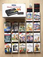 Sega Master System-console + spellen, Games en Spelcomputers, Games | Sega, Sega, Ophalen of Verzenden, Zo goed als nieuw, Master System