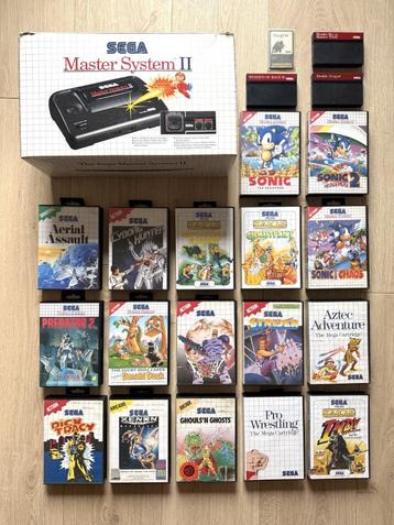 Sega Master System-console + spellen beschikbaar voor biedingen