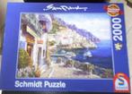 schmidt puzzel 2000 stukjes aftermoon in amalfi 10 euro, Ophalen of Verzenden, Zo goed als nieuw