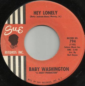 Baby Washington – Hey Lonely '7 - Popcorn Topper  beschikbaar voor biedingen