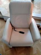 fauteuil relax électrique de couleur beige, 75 à 100 cm, Enlèvement, Utilisé, Bois