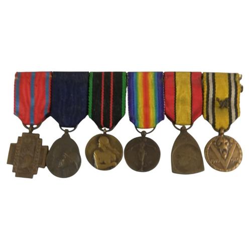 België - set miniaturen 14-18 & 40-45, Verzamelen, Militaria | Tweede Wereldoorlog, Landmacht, Lintje, Medaille of Wings, Ophalen of Verzenden