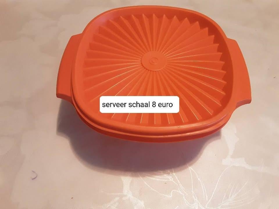tupperware, Huis en Inrichting, Keuken | Tupperware, Gebruikt, Blauw, Wit, Crème, Oranje, Rood, Ophalen of Verzenden