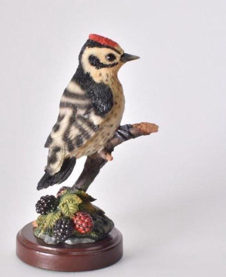 Bonte specht in resine - ATLAS Editions, Collections, Statues & Figurines, Comme neuf, Animal, Enlèvement