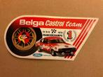 Stickers retro Belga Castrol team, Verzamelen, Ophalen of Verzenden