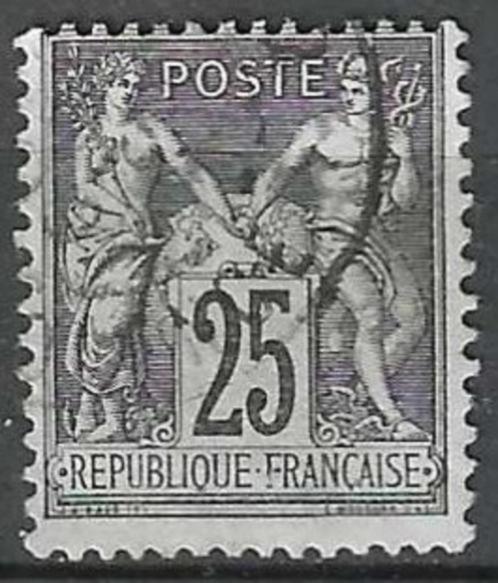Frankrijk 1876/1878 - Yvert 79 - Type Sage - 25 c. Grijs (ST, Postzegels en Munten, Postzegels | Europa | Frankrijk, Postfris