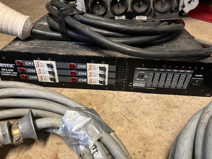 Botex DPX-620 6 channel dmx dimmer pack 400V verlichting, Muziek en Instrumenten, Licht en Laser, Gebruikt, Licht, Ophalen