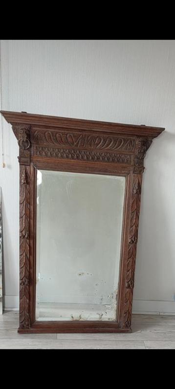 Grand miroir à restaurer ou pour tableau noir