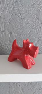 Hond beeld rood, Huis en Inrichting, Woonaccessoires | Vazen, Ophalen of Verzenden, Zo goed als nieuw, Rood