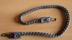 Donkergrijze antraciet schakelketting schouderriem gespen, Ophalen of Verzenden