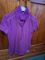 Polo Champion mauve rayé Femme taille L comme neuf, Ophalen, CHAMPION, Paars, Maat 42/44 (L)