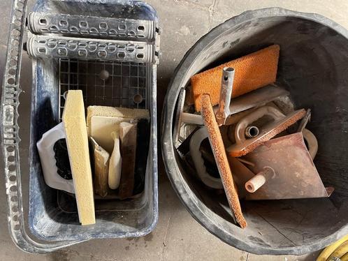 Diverse gereedschap voor de (professionele) tegelaar. (2 kui, Doe-het-zelf en Bouw, Gereedschap | Handgereedschap, Gebruikt, Ophalen