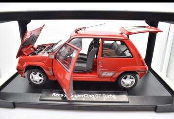 Norev 2 stuks modelcars 1/18 Renault 5 supercinq 1989  beschikbaar voor biedingen