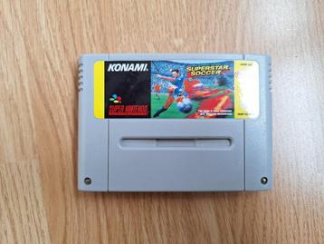 Superstar Soccer voor de Super Nintendo (SNES) beschikbaar voor biedingen