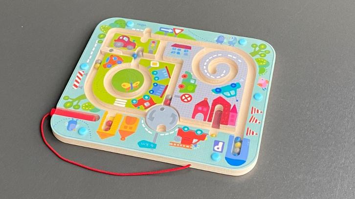 Haba - Magneetspel stadslabyrint, Kinderen en Baby's, Speelgoed | Educatief en Creatief, Gebruikt, Puzzelen, Ontdekken, Ophalen